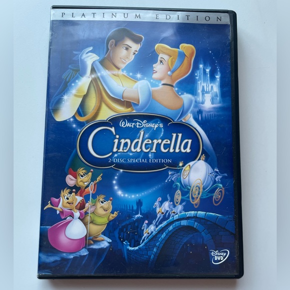 Cinderella DVD - Platinum Edition, Walt Disney Movie 2-Disc Special Edition Set - Picture 1 of 4